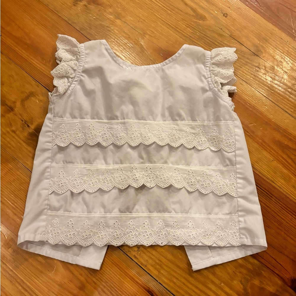TBBC white lace shirt